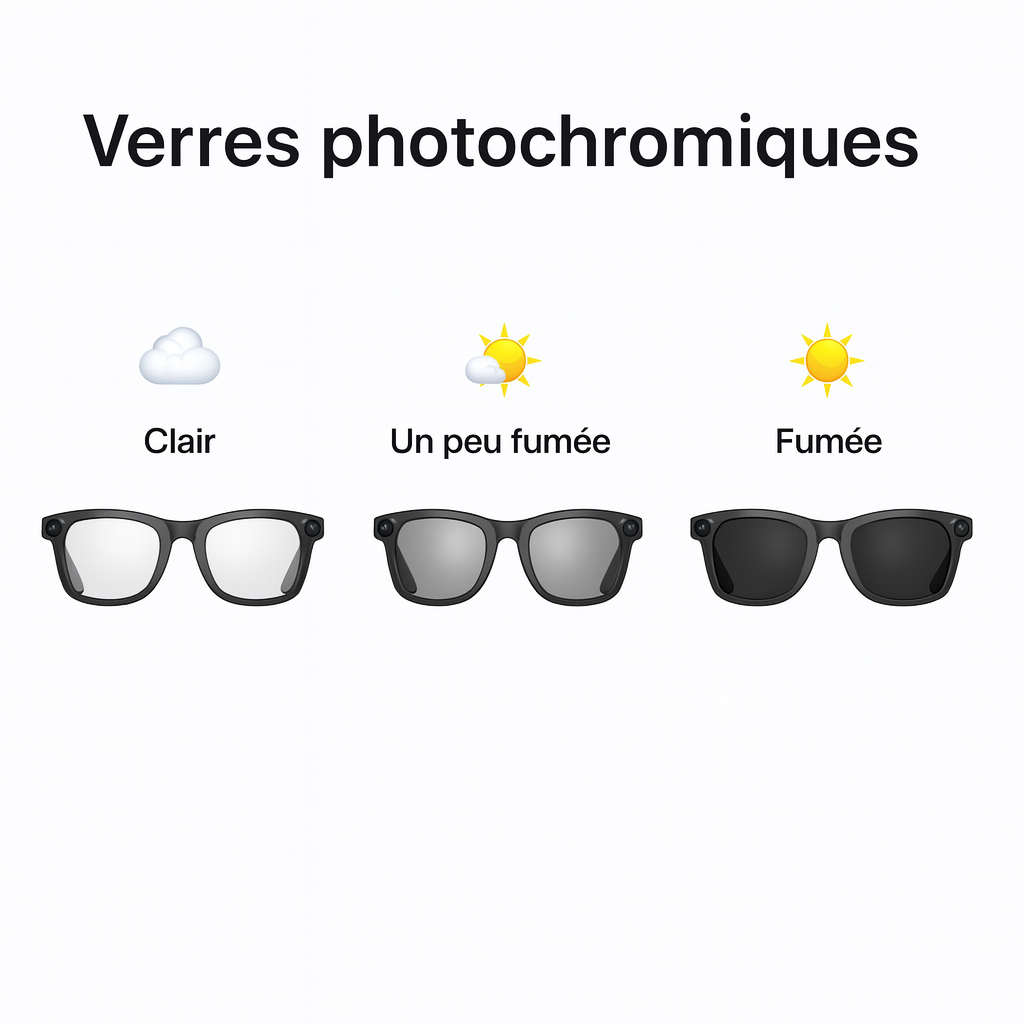 Lunettes Caméra IA – PhotoChrom HD