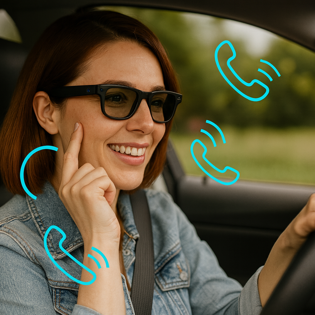 Lunettes Caméra IA – BlueShield Smart