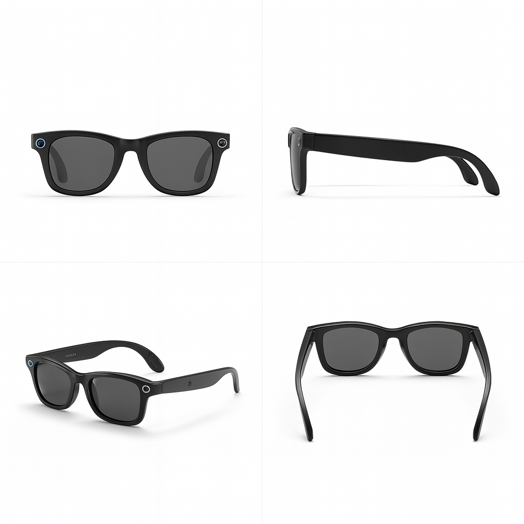 Lunettes Caméra IA – SunGuard Smart UV
