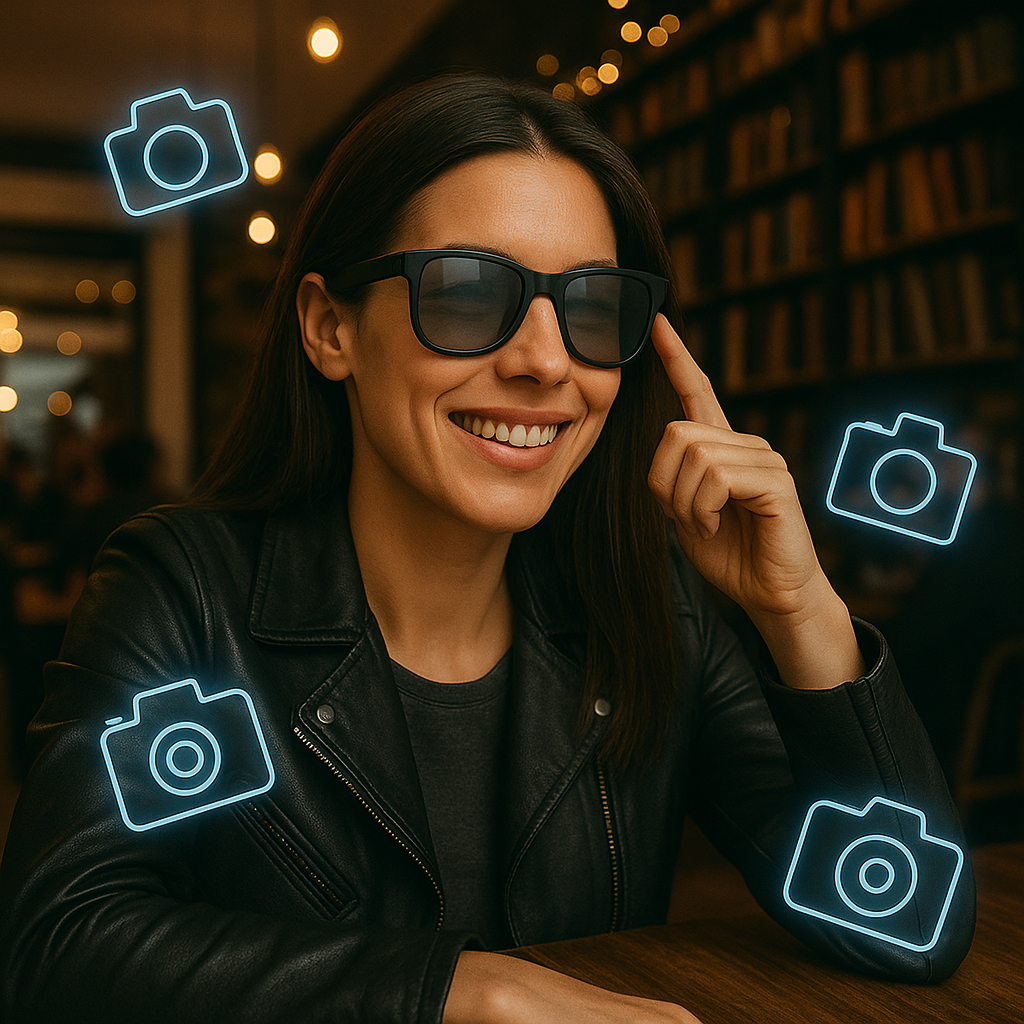 Lunettes Caméra IA – PhotoChrom HD