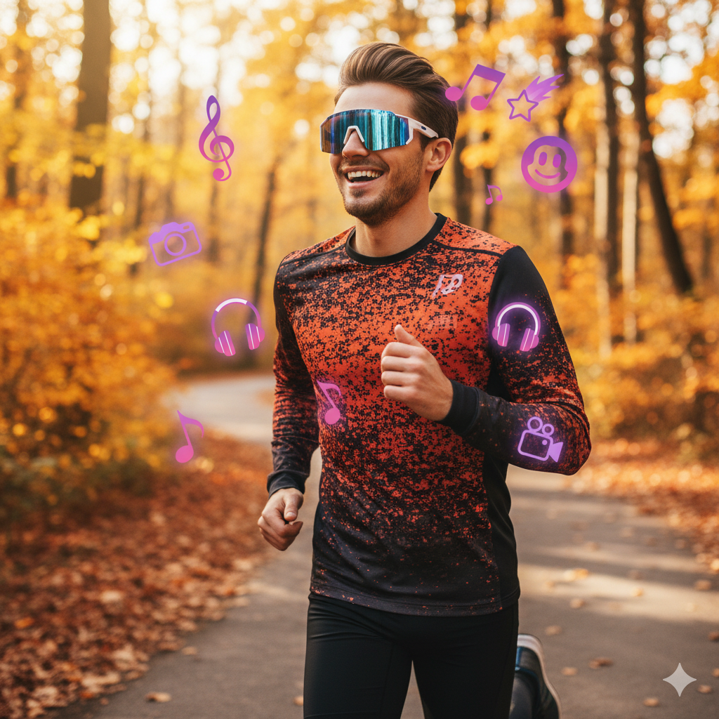 Lunettes connectée Bluetooth - Cyclisme - SunShield Pro