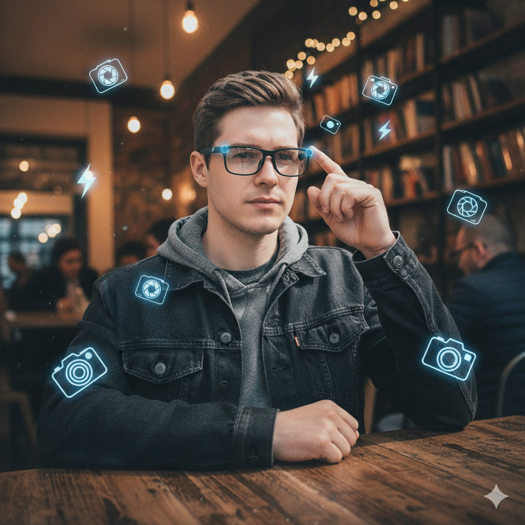 Lunettes Caméra IA – BlueShield Smart