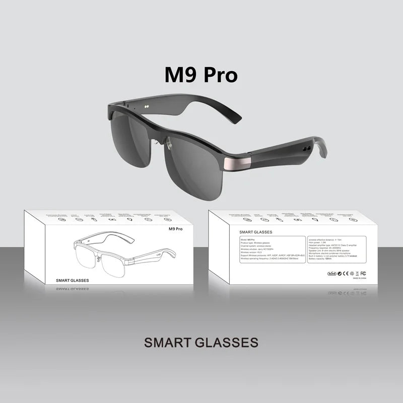 Lunettes connectées Audio Photochromiques – VisionProtect Pro