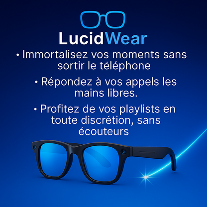 Lunettes de Soleil Caméra IA – SunGuard Pro HD