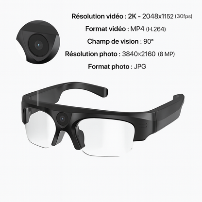 Lunettes Caméra Outdoor – ActionTrack HD