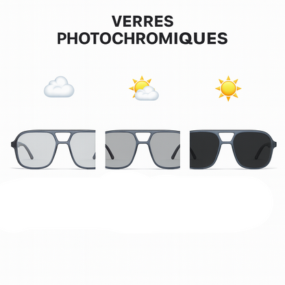 Lunettes connectées Audio Photochromiques – PolarShield Smart