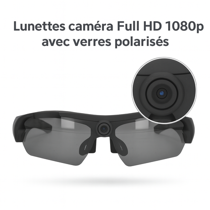 Lunettes Caméra Sport – Full HD Polarisées