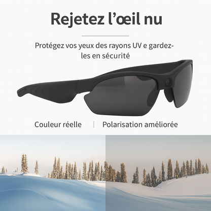 Lunettes Caméra Sport – Full HD Polarisées