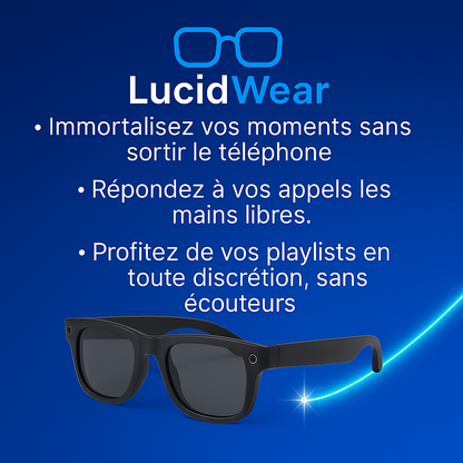 Lunettes Caméra IA – SunGuard Smart UV