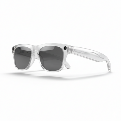 Lunettes Caméra IA Blanches  – VisionAir Smart 1080p